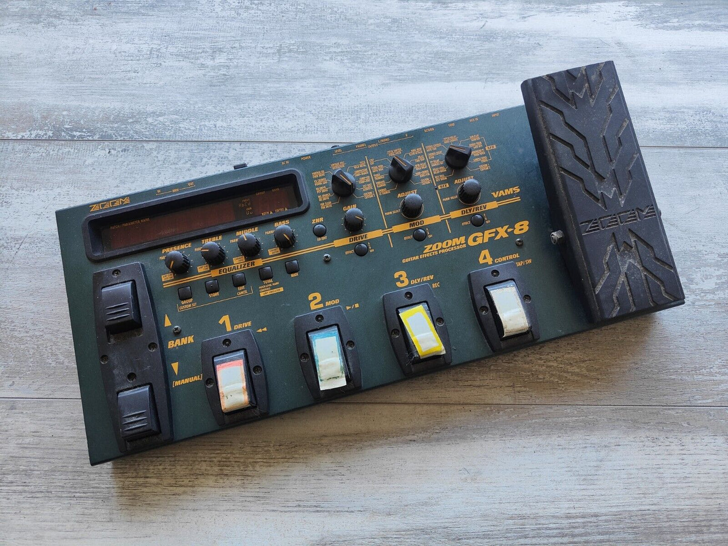 gfx 8 guitar pedal Zoom GFX-8 Multi Effects Pedal – Cool Old Guitars