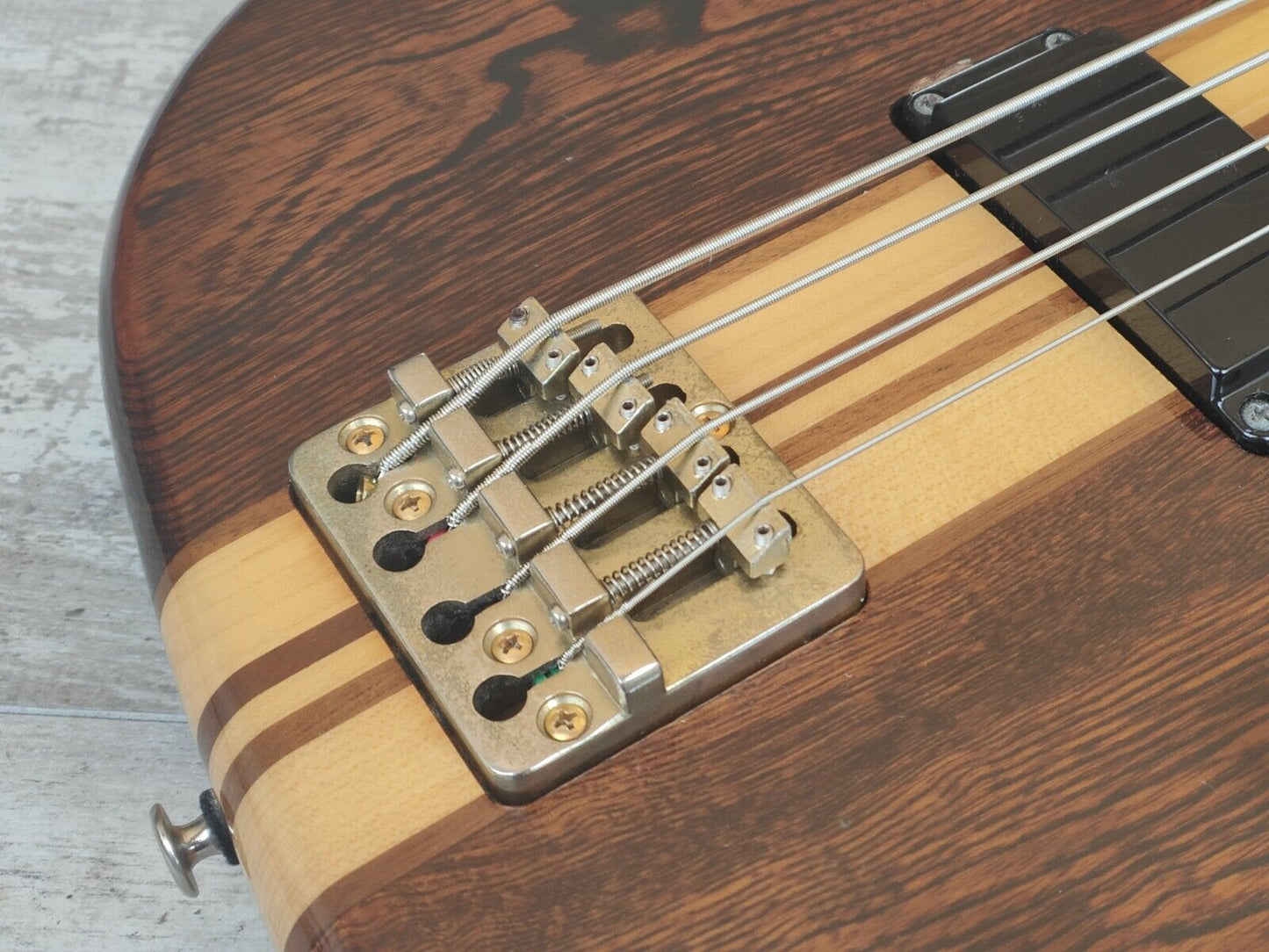 1980 Aria Pro II Japan RSB-600 Neckthrough Electric Bass (Japan Brown)